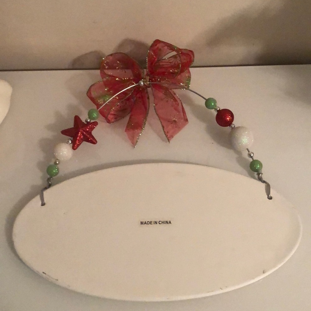 Welcome Ceramic Santa Sign - Picture 3 of 4